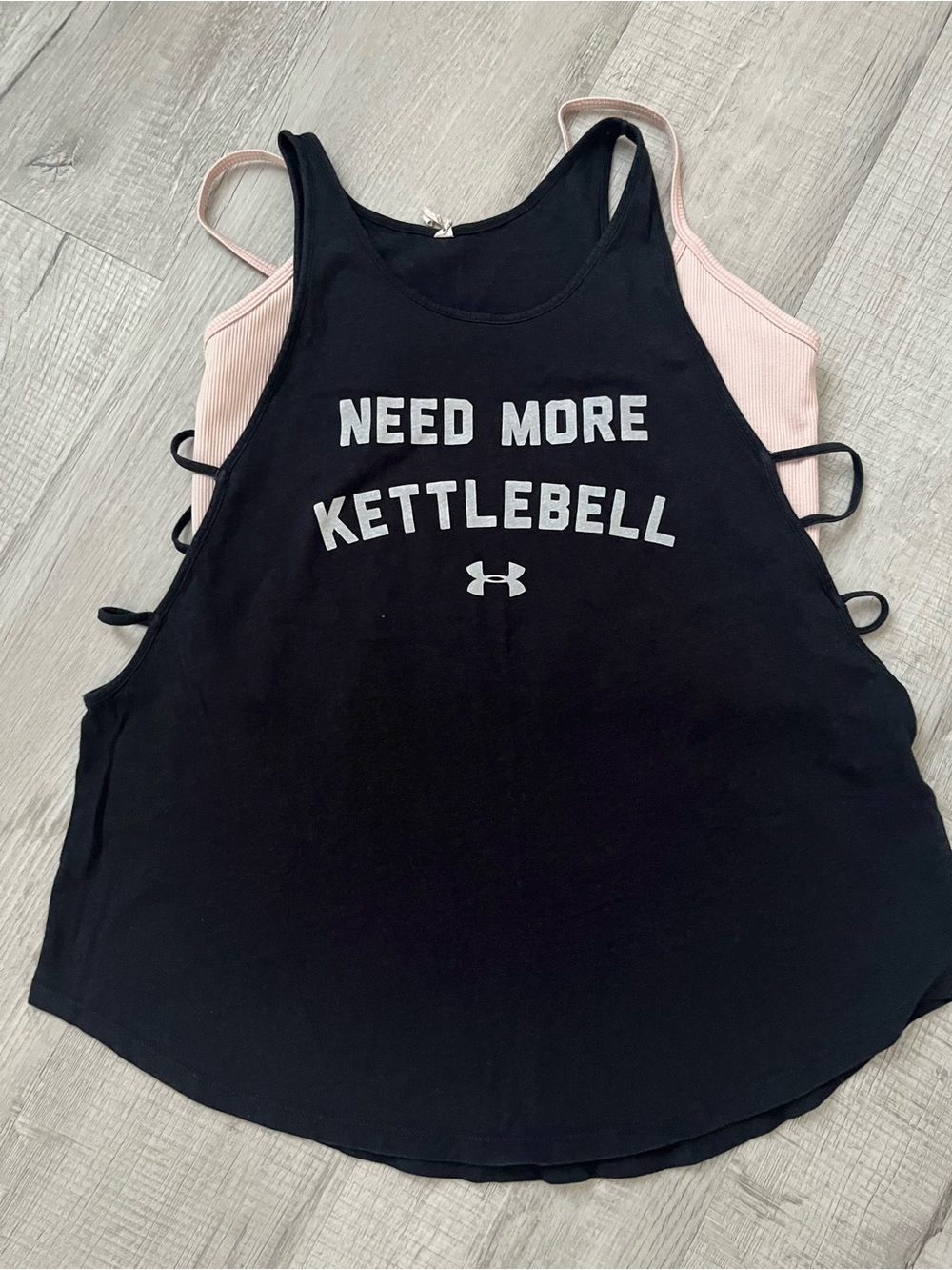 Under Armour Black 'Need More Kettlebell' Women's Workout Tank